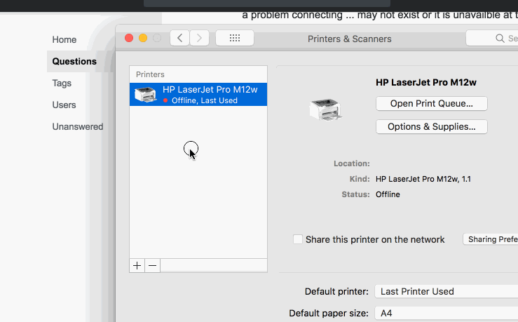Mac Printer Hold For Authentication